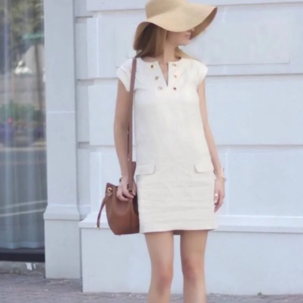 J Crew Linen Dress Size 2